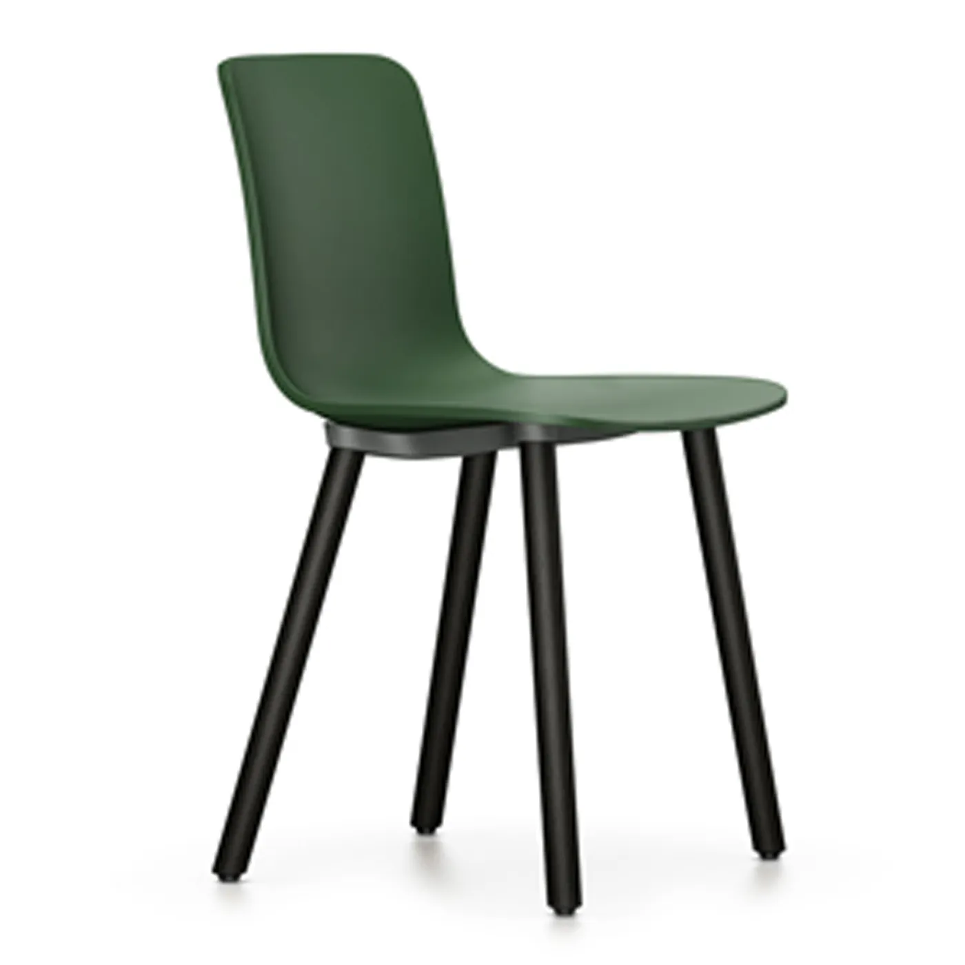 Vitra HAL RE Wood Chair 14 Ivy Dark Oak Legs 1
