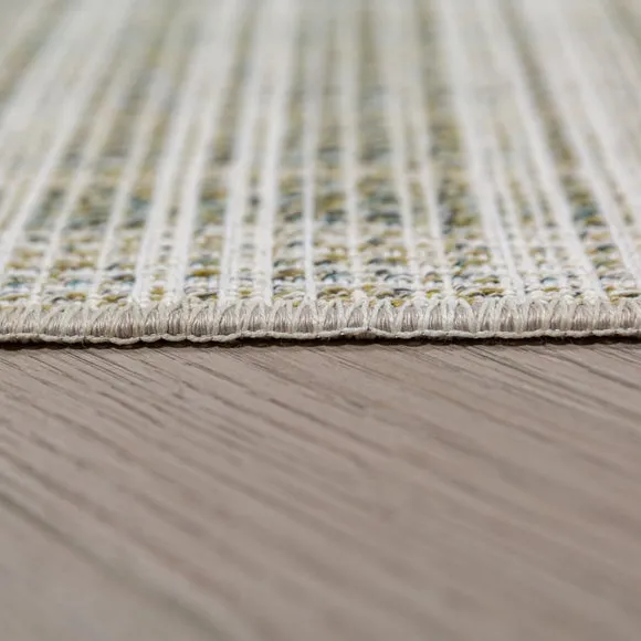 Woven Check Textured Washable Rug 4