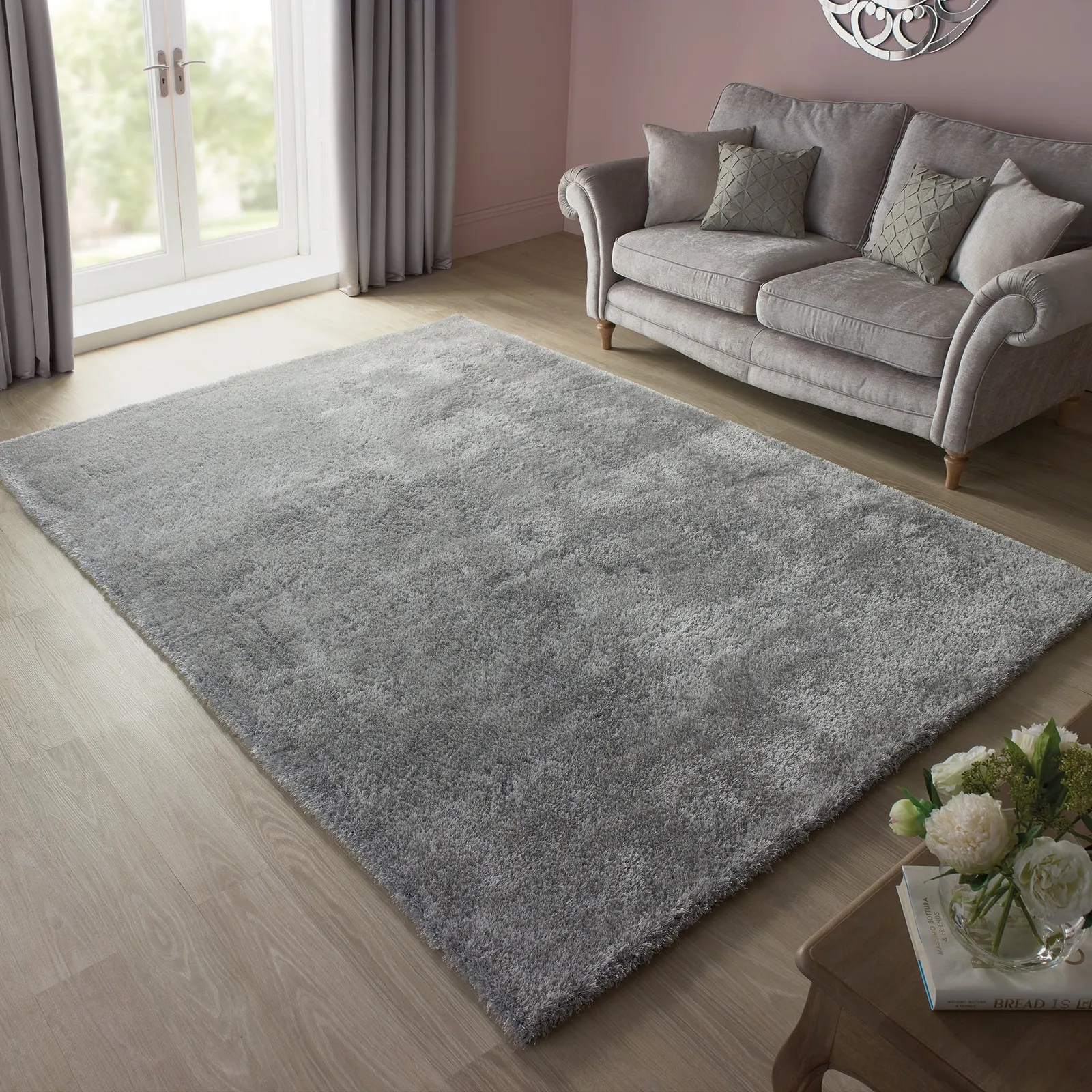 Indulgence Shaggy Rug Grey