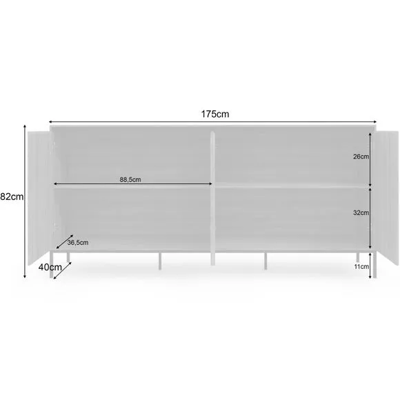 Bari Extra Wide Sideboard 6