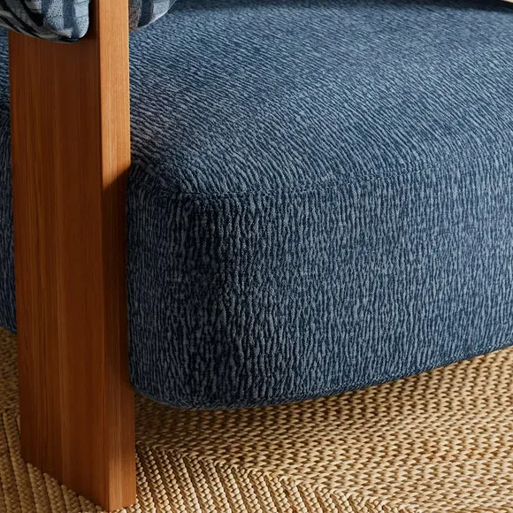 Fallon Cut Velvet Accent Chair 4