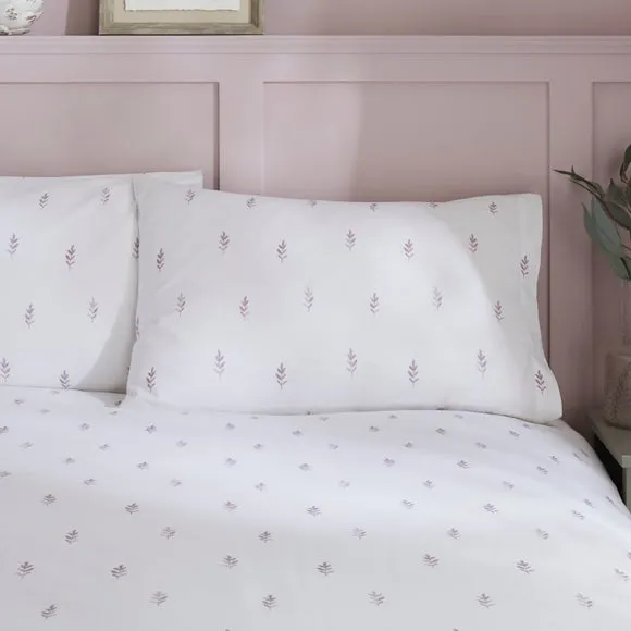 Harper Stem Floral 144 Thread Count 100% Cotton Duvet Cover & Pillowcase Set 3