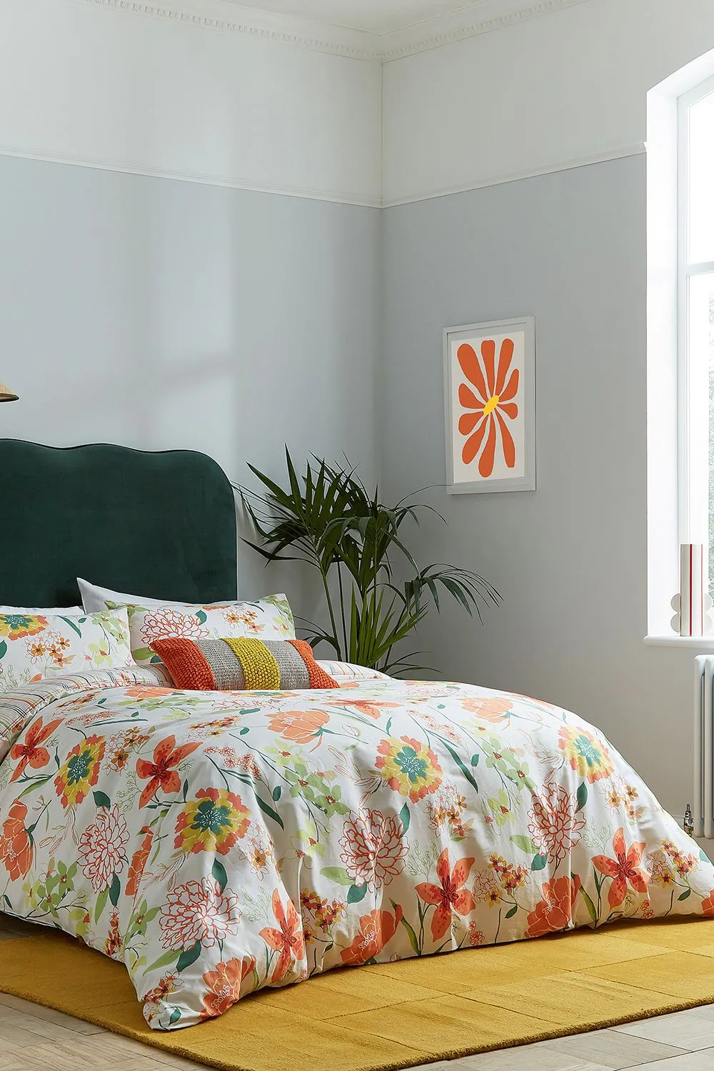 Helena Springfield 'Bella Cover' Cotton Duvet Cover Set in Orange