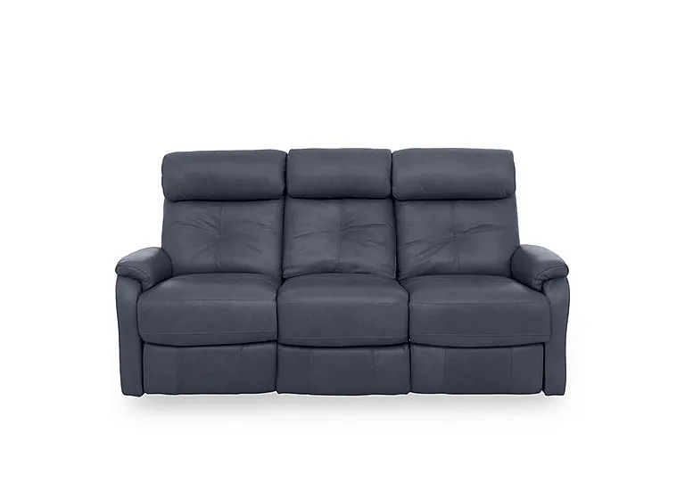 Compact Collection Titch NC Leather 3 Seater Sofa - NC Ocean Blue