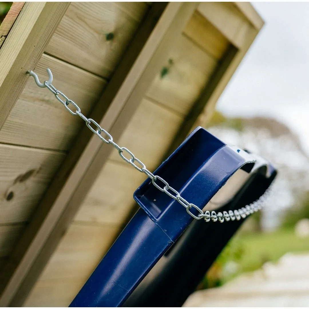 Buttercup Farm Shireburn Quintet Wheelie Bin Store, Timber, Fits 5x 360L Wheelie Bins in Brown 6