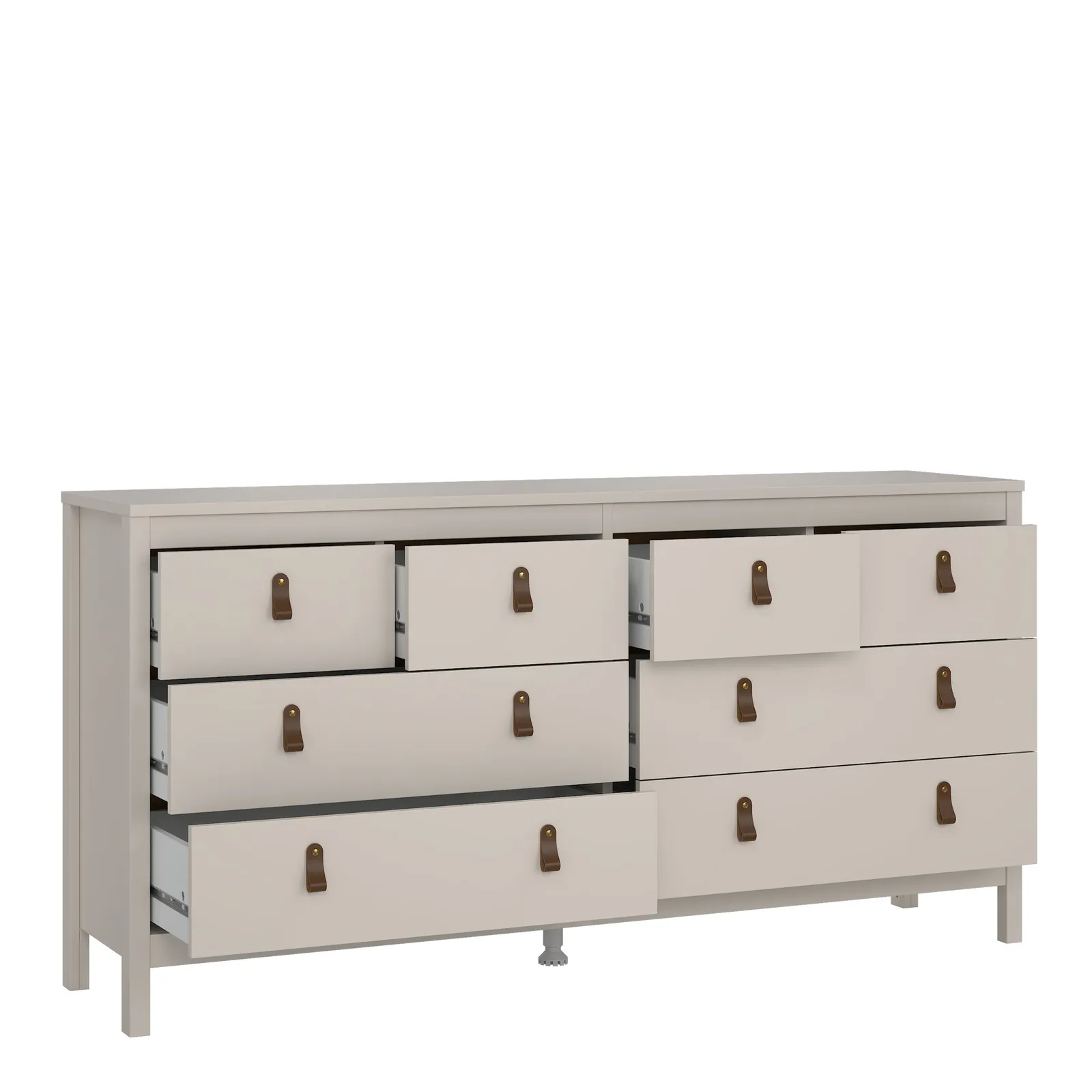 Furniture To Go Barcelona Double Dresser 4+4 Drawers in Cashmere in Beige 6