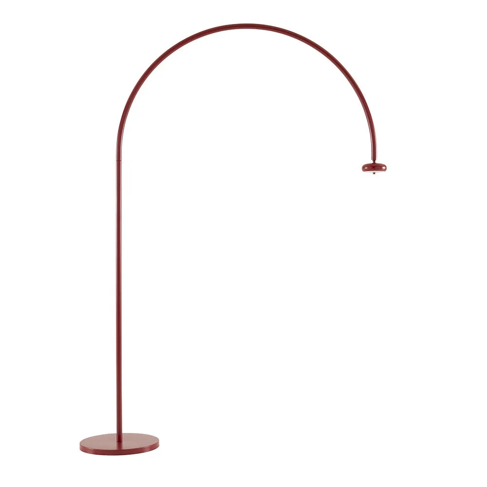 Ligne Roset Niji LED Floor Lamp Red Lacquer 2
