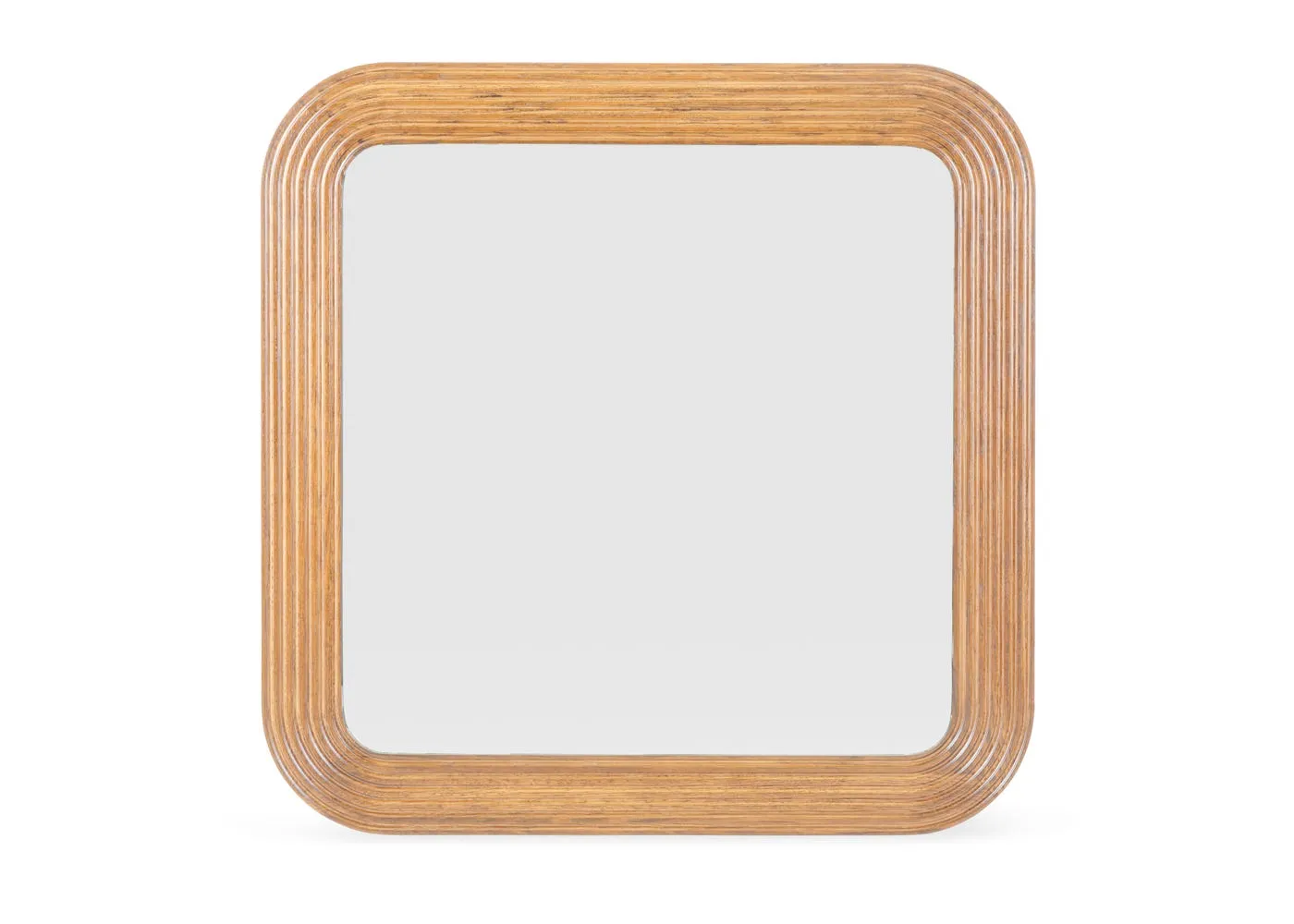 Heal's Oxbow Textured Wall Mirror Oak