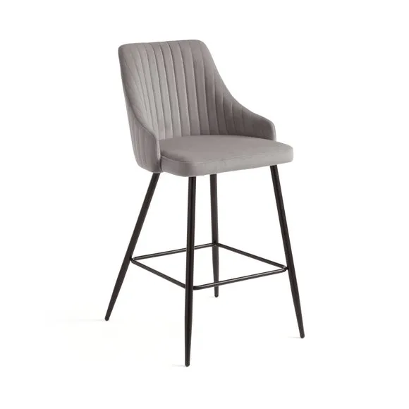 Shea Counter Height Barstool, Velvet 5