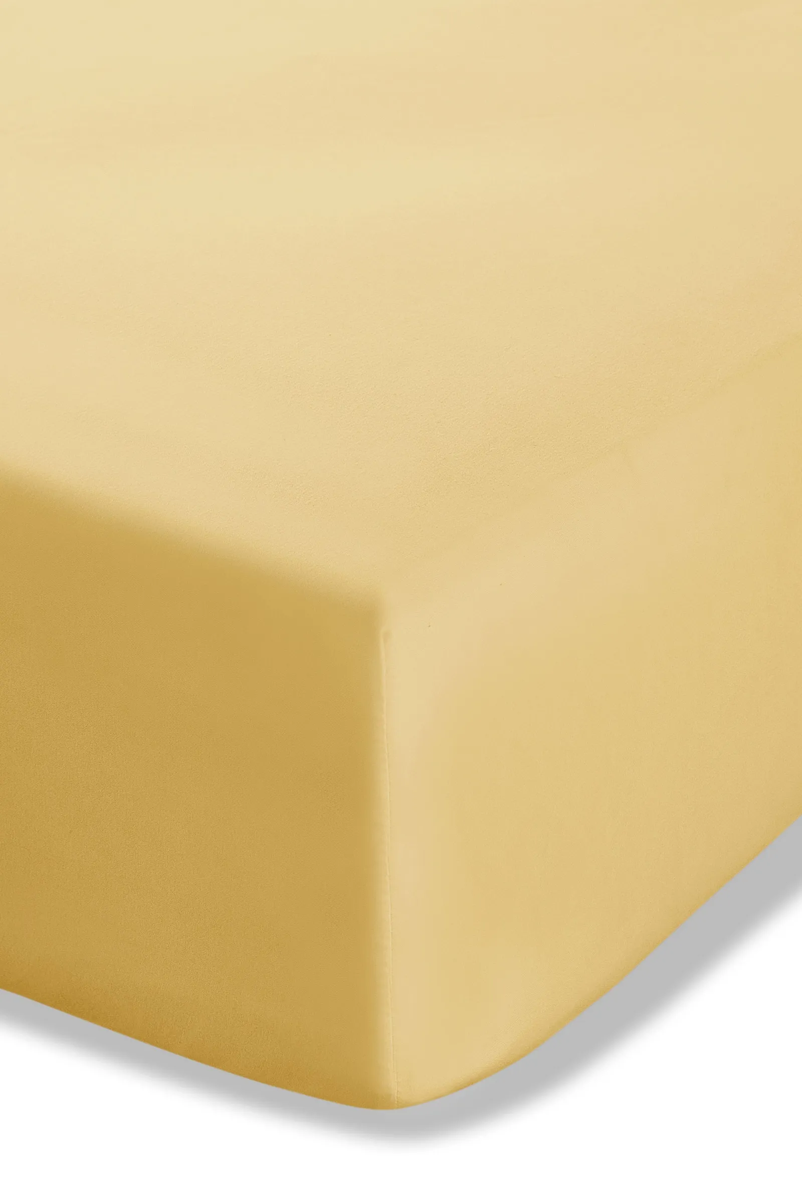 Catherine Lansfield 'Easy Iron Percale' Combed Polycotton 25cm Depth Sheet in Yellow 2