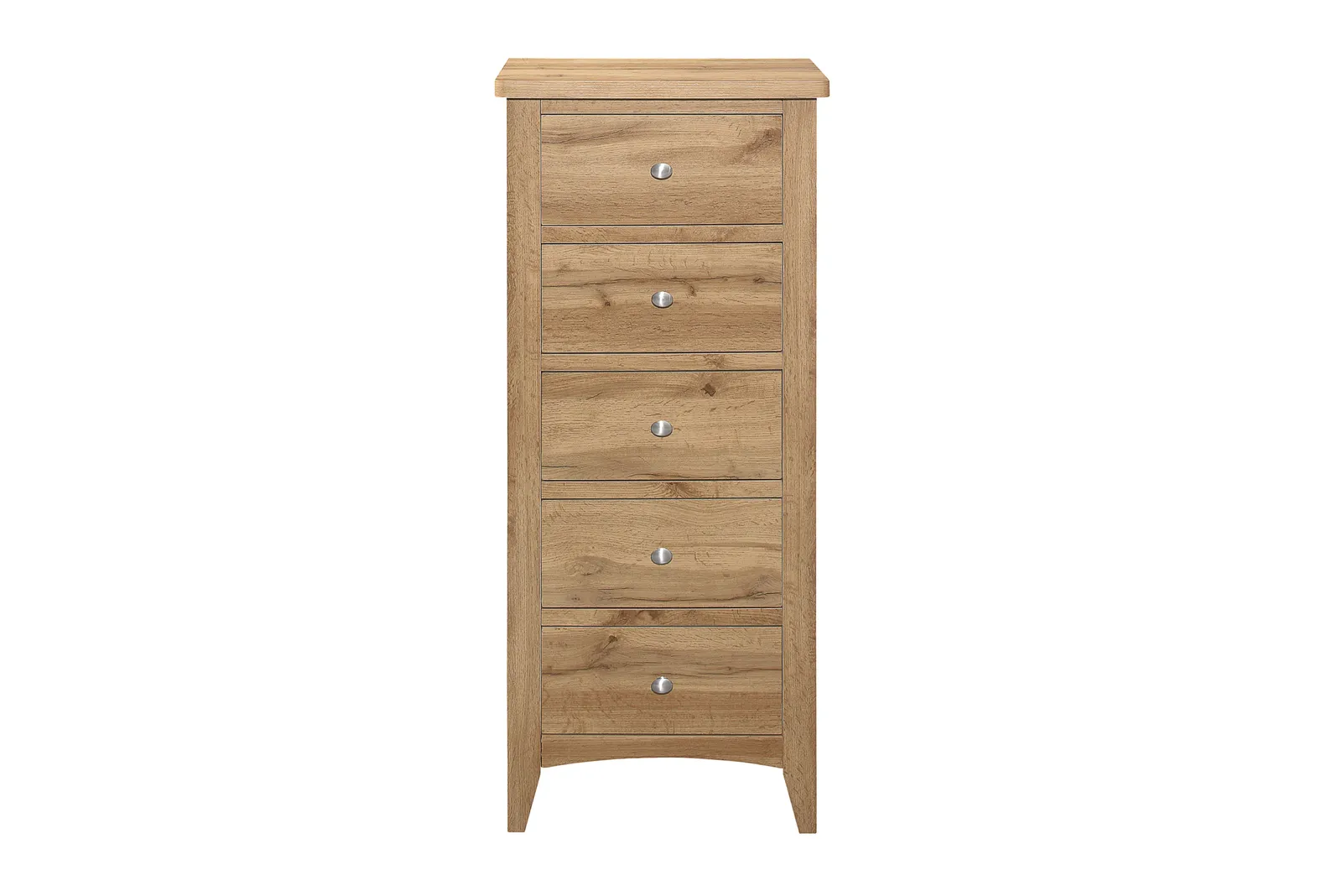 Birlea Hampstead 5 Drawer Tall Chest Oak in Light Oak 5