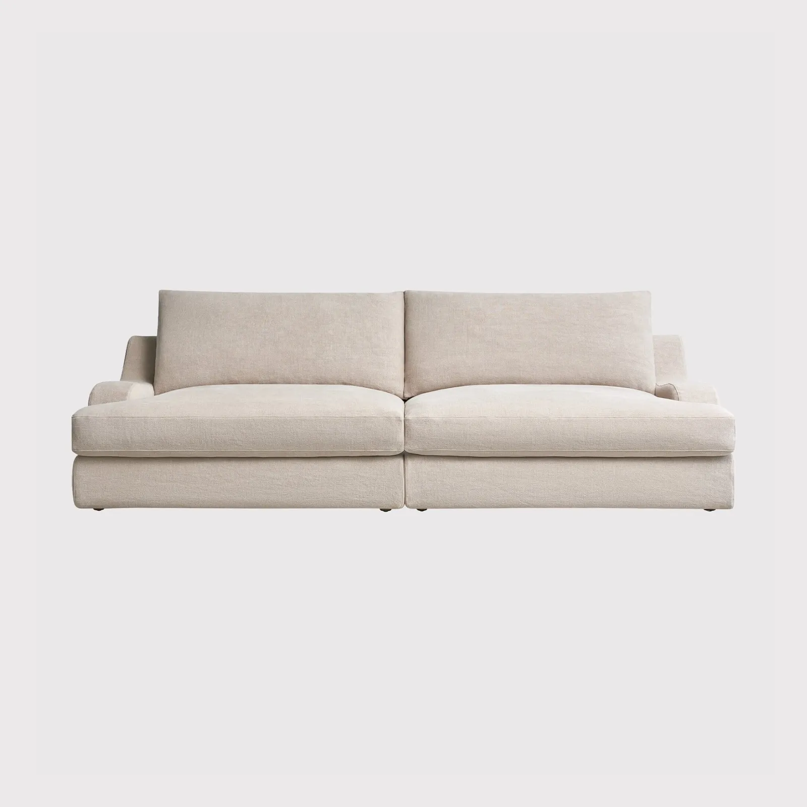 Timothy Oulton Antwerp 3.5 Seater Sofa, Neutral Fabric | Barker & Stonehouse 1