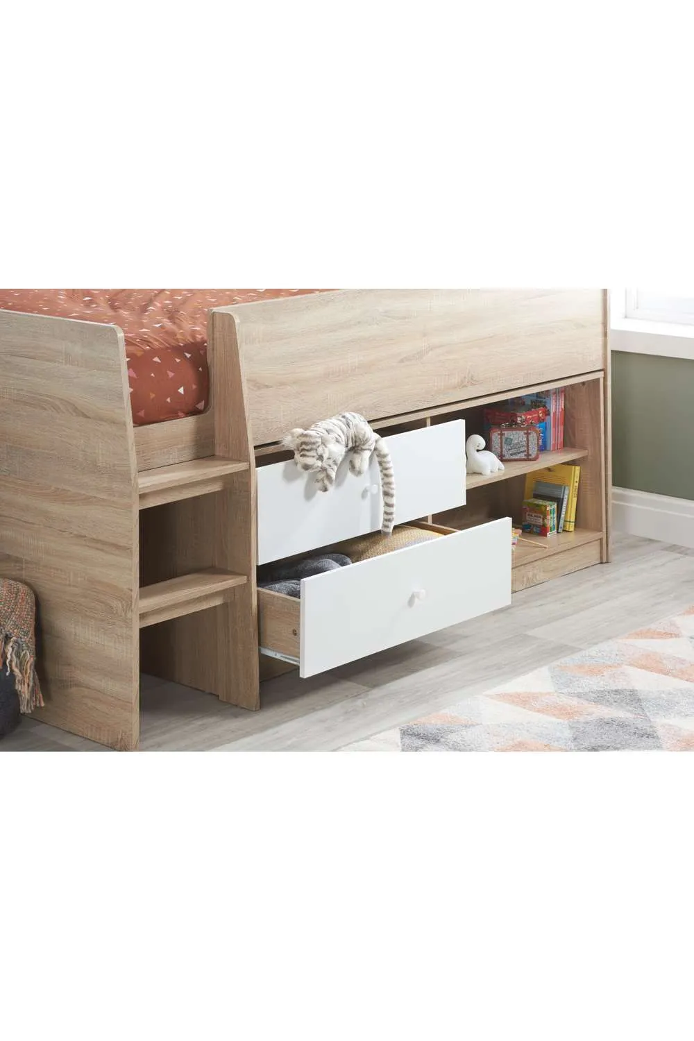 Birlea Leyton Cabin Bed in Light Brown 2