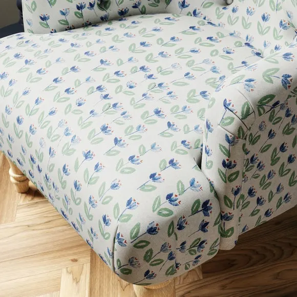 Arianna Tulip Print Armchair 4
