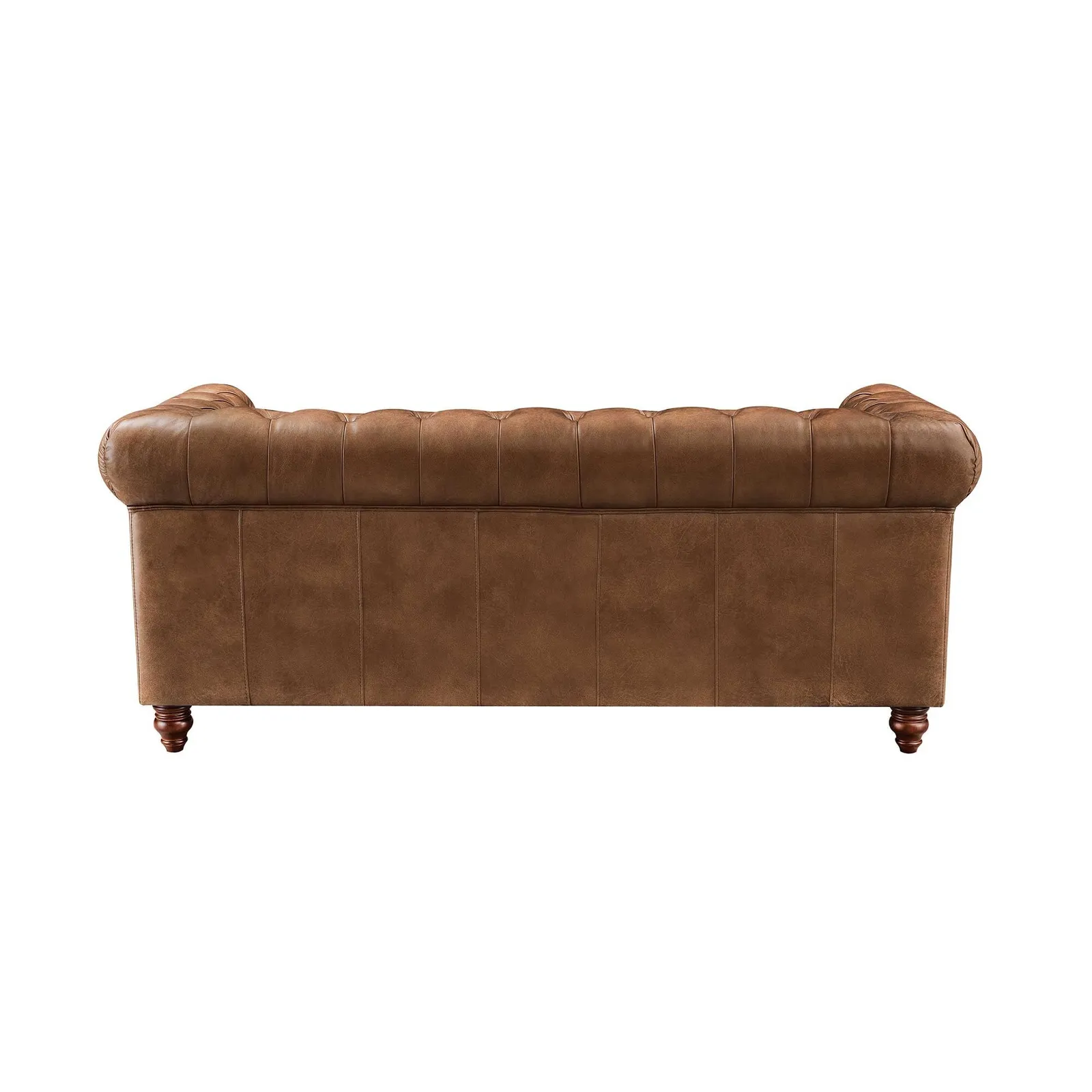 Ullswater 3 Seater Chesterfield Sofa 2034 Dark Rum Fl, Brown Leather | Barker & Stonehouse 4