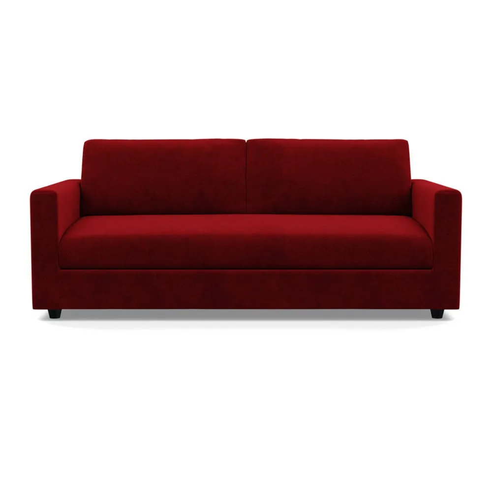 Heal's Nimbus II 4 Seater Sofa Smart Luxe Velvet Mulberry Black Feet 1