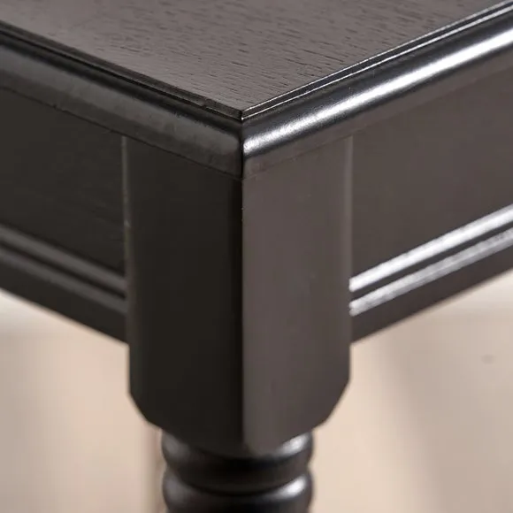 Heritage Half Moon Accent Table, Painted Pine 3