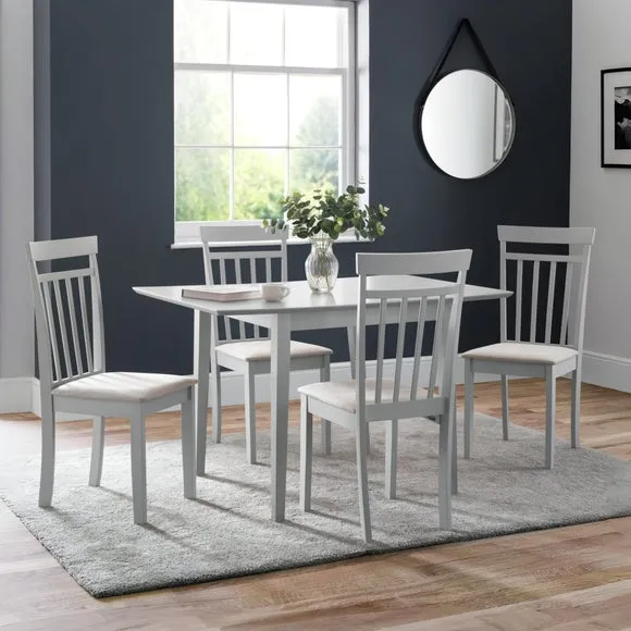 Rufford 4 Seater Dining Table with 4 Coast Chairs 1