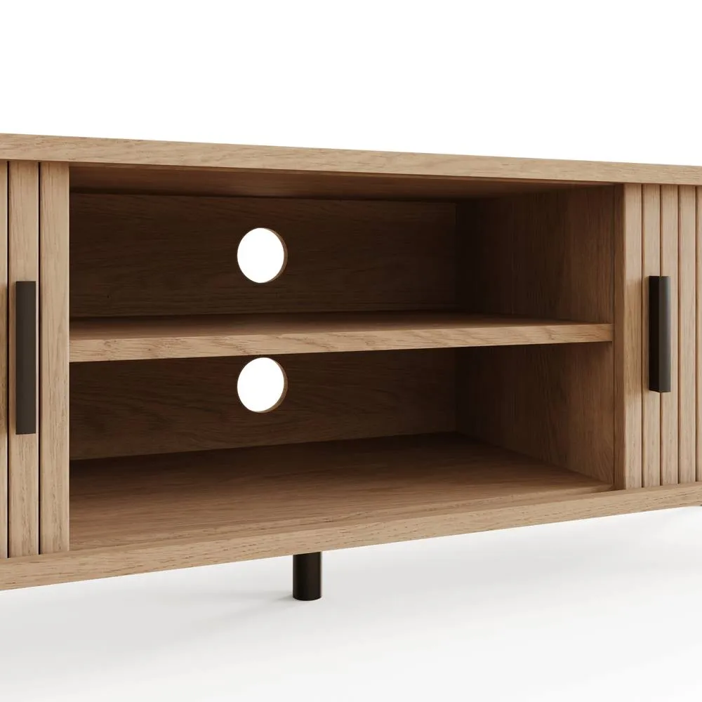 GFW Omari TV Unit in Light Oak 6