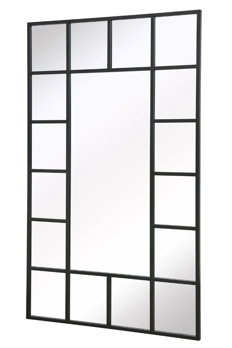 MirrorOutlet Black Modern Wall & Leaner Mirror 71" X 43" (180 x 110CM) 4