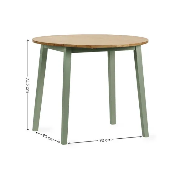 Linwood Round Dropleaf Dining Table with 2 Dining Chairs 6