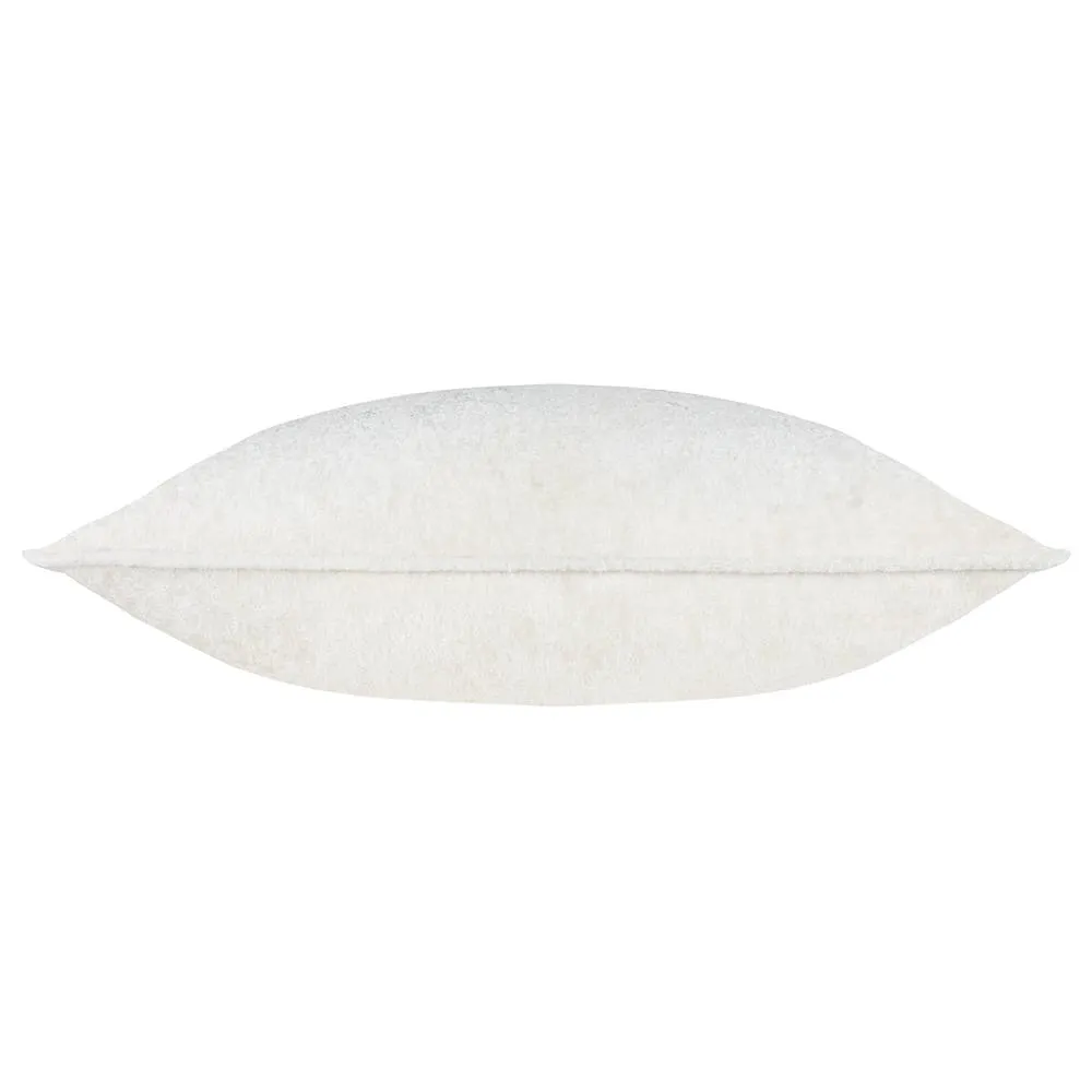Paoletti Lustre Crushed Velvet Cushion in Ivory 3