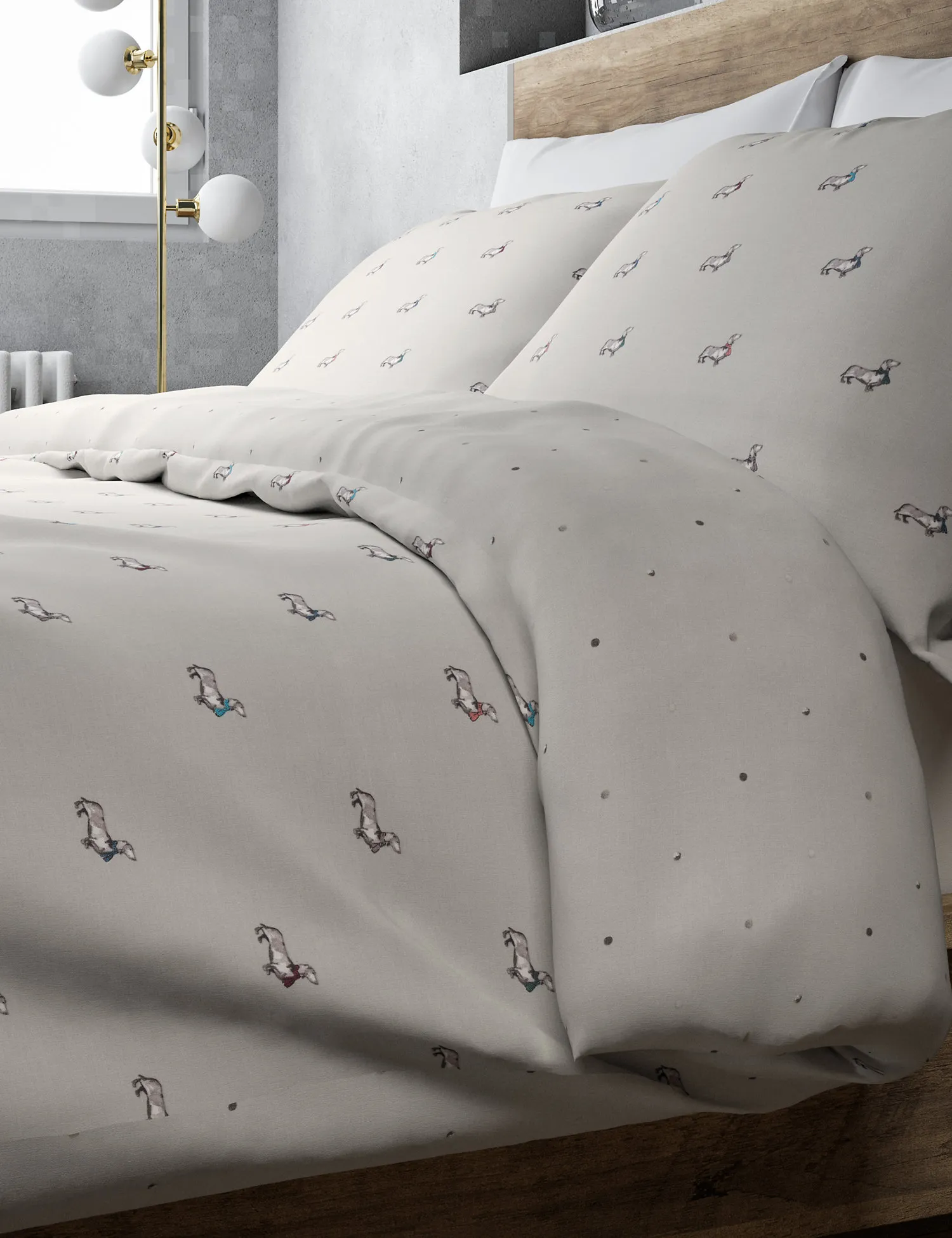 M&S Margo Sausage Dog Bedding Set