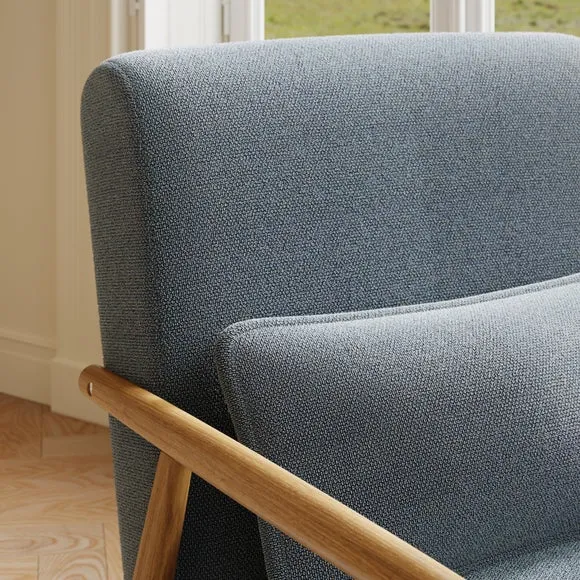 Alpine Speckled Boucle Spindle Chair 4