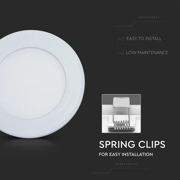Set of 2 V-TAC 6W LED 3-in-1 Mini Panel Lights 4