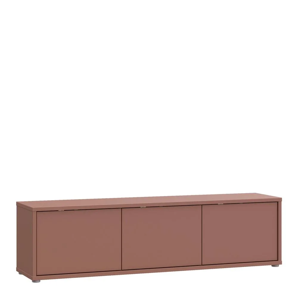 Furniture To Go Alice Springs Wide TV Cabinet with 3 Doors Push-Open in Terracotta 2