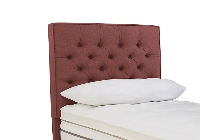 Bourbon Floor Standing Headboard - Single - Tweed Rose