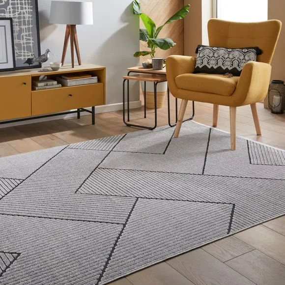 Jazz Chevron Indoor Outdoor Rug 2