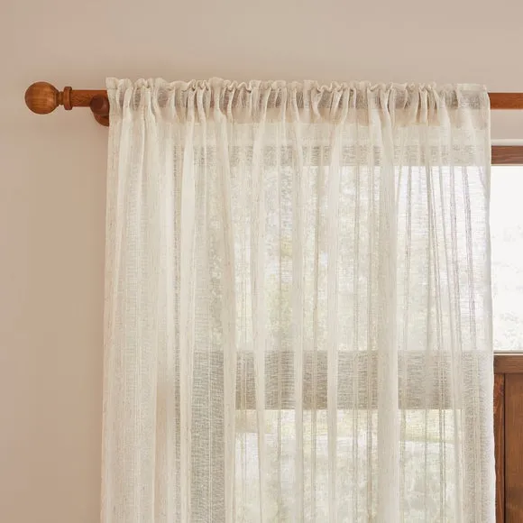Arden Stripe Slot Top Voile Panel 1