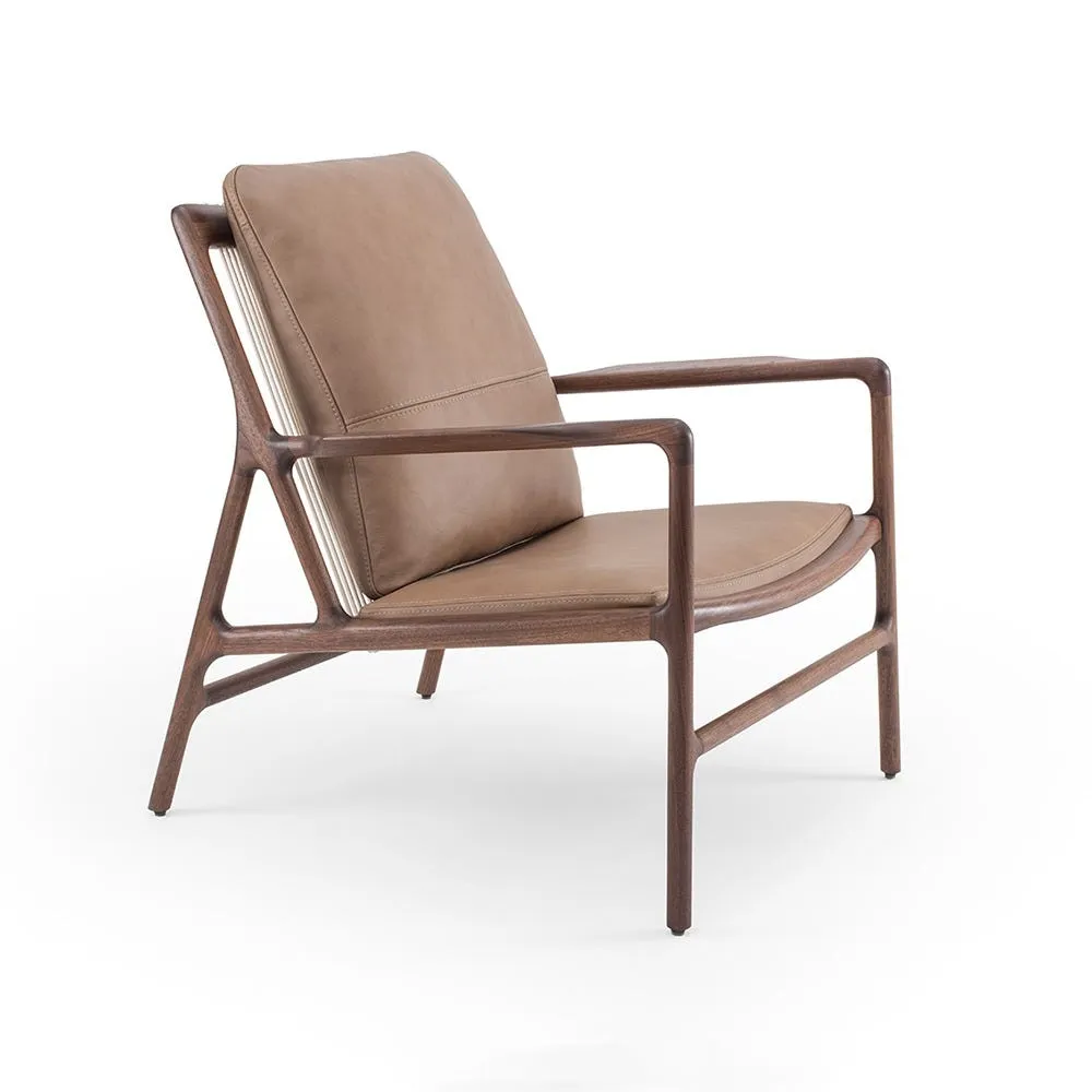 Gazzda Dedo Easy Chair Dakar Leather Stone 1436 2