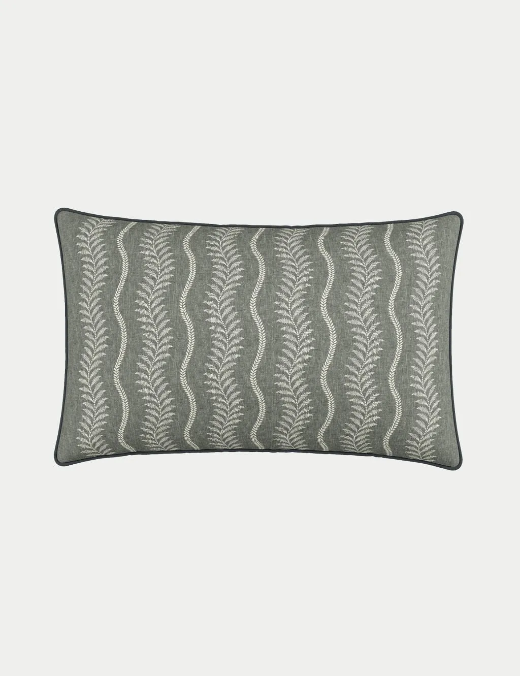 Bedeck of Belfast Linen Blend Ariane Cushion Grey Mix