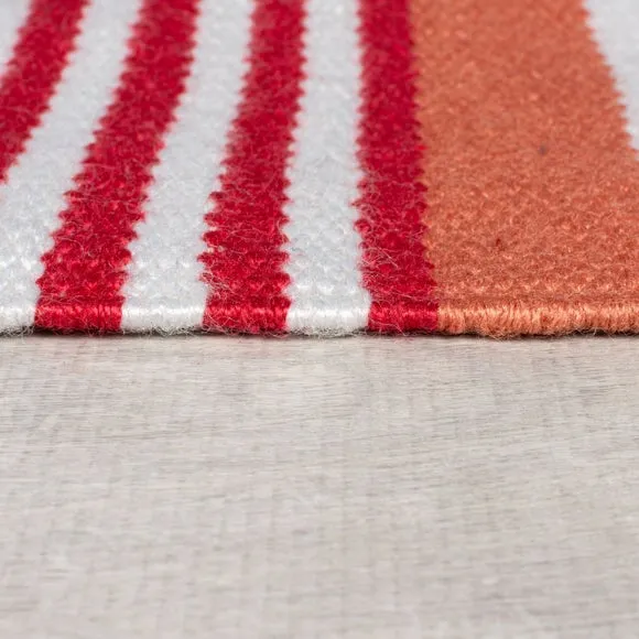 Sophie Robinson Rock Candy Stripe Indoor Outdoor Rug 4