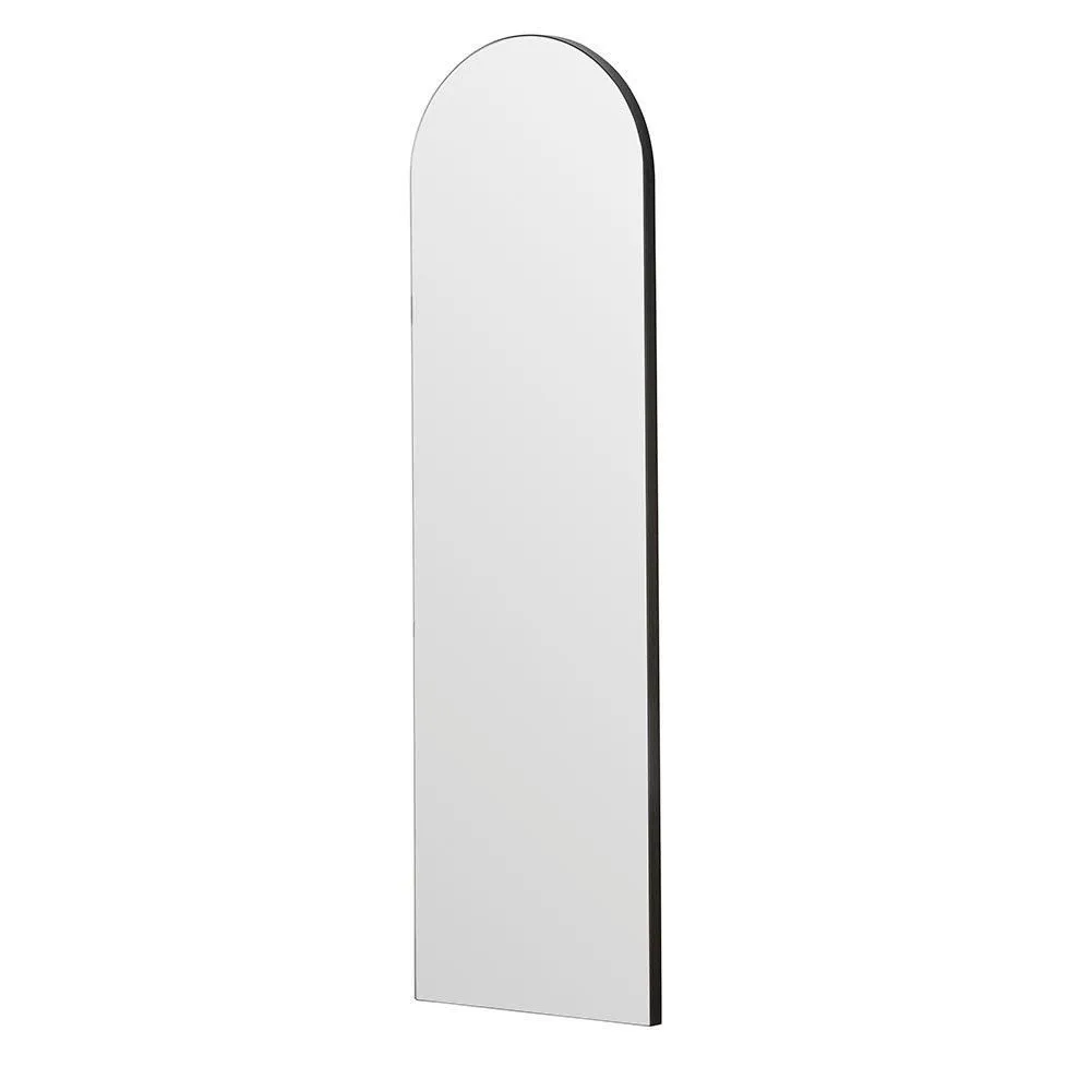 Yearn Mirrors Minimal Arch Black Narrow Wall Mirror 100x30cm 3