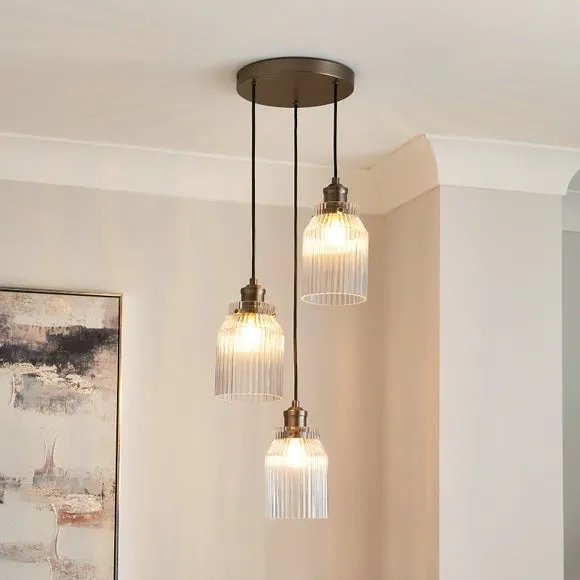 Tobias 3 Light Adjustable Cluster Ceiling Light 1