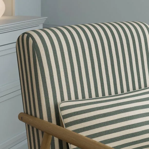 Alpine Linford Stripe Spindle Chair 4