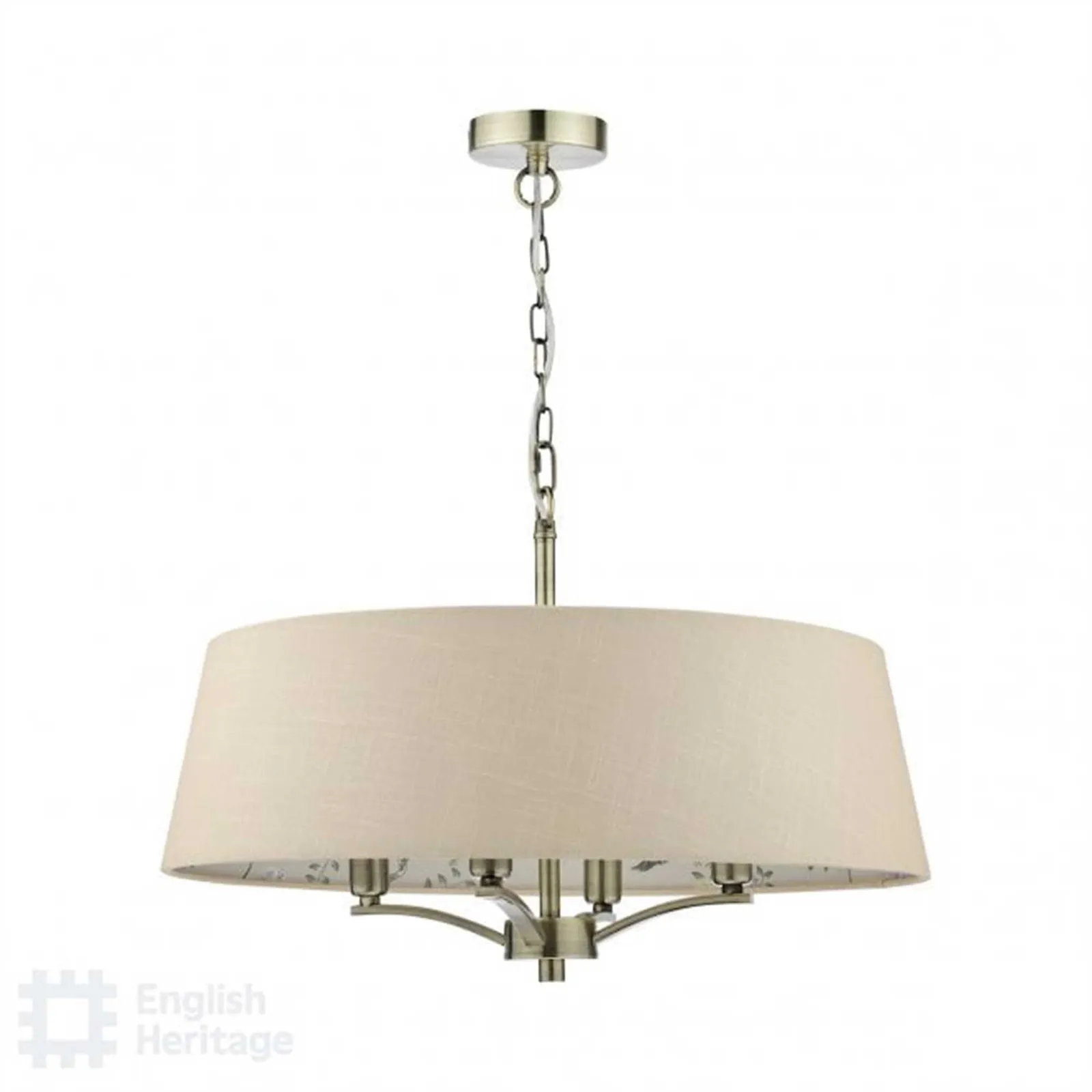 Marble Hill 4 Light Pendant, Neutral Metal | Barker & Stonehouse 2