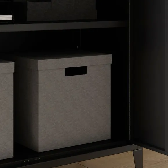 Helga Metal Tall Sideboard 4