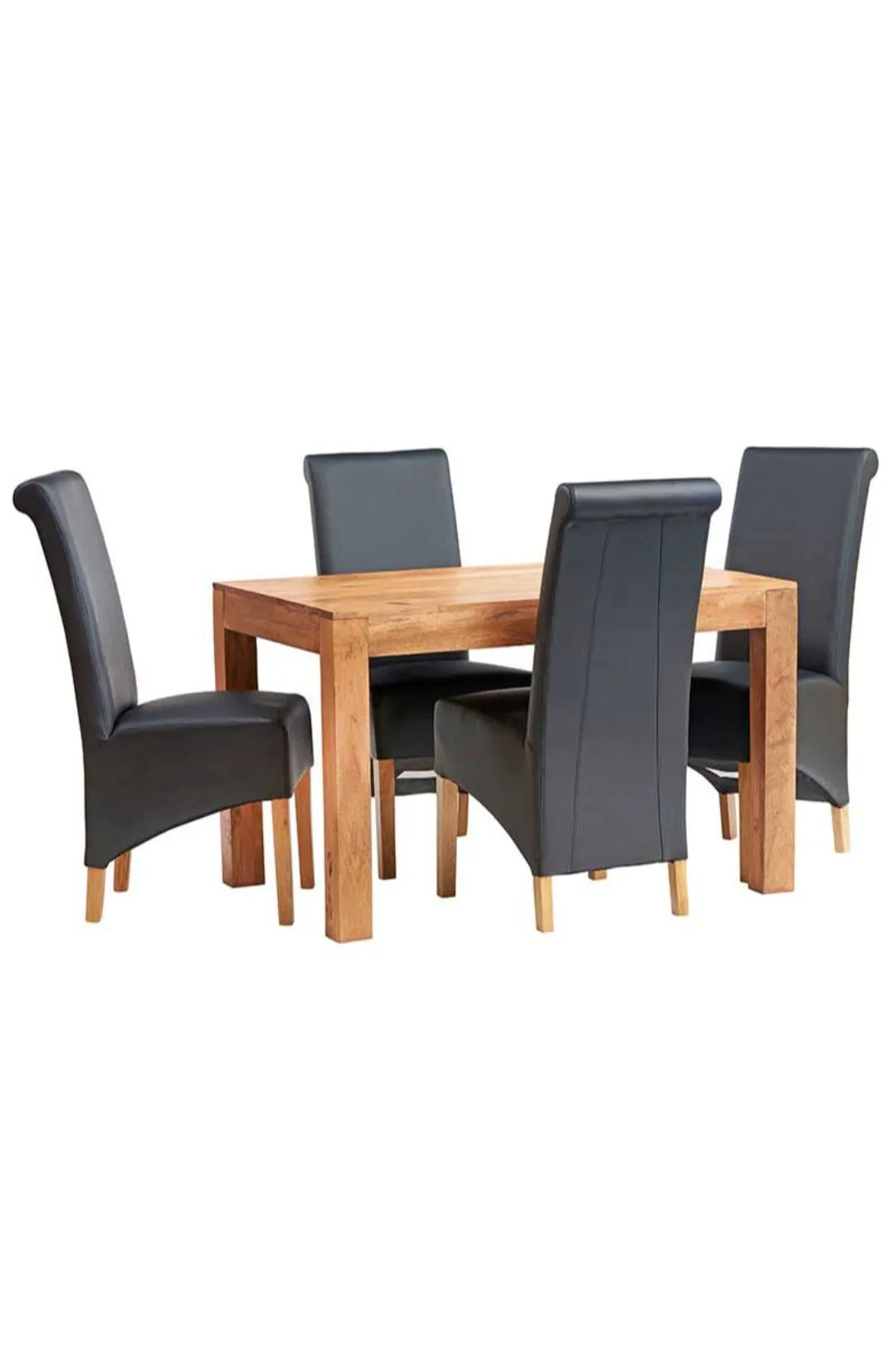 IH Design Duvid Light Mango Small Dining Table 4ft (120cm) in Brown 2