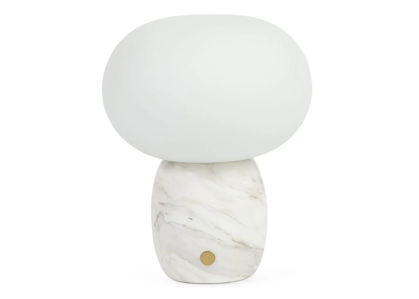 Heal's Pebble LED Portable Table Lamp White Marble 1