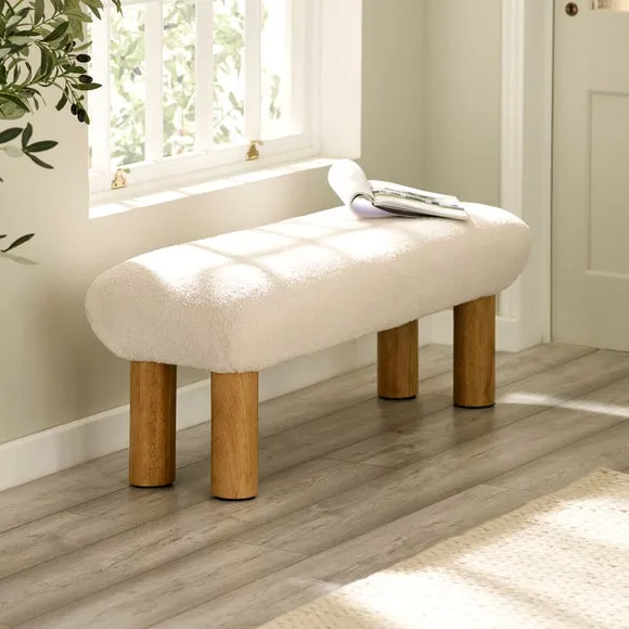 Return - Freya Boucle Low Bench