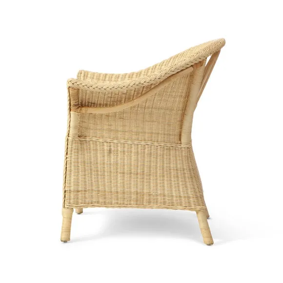 Desser Kingsize Wicker Loom Chair with Cushion 6