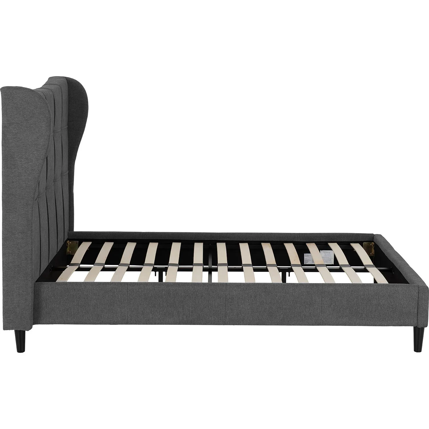 Seconique Verona 4'6" (Double) Bed in Grey 5