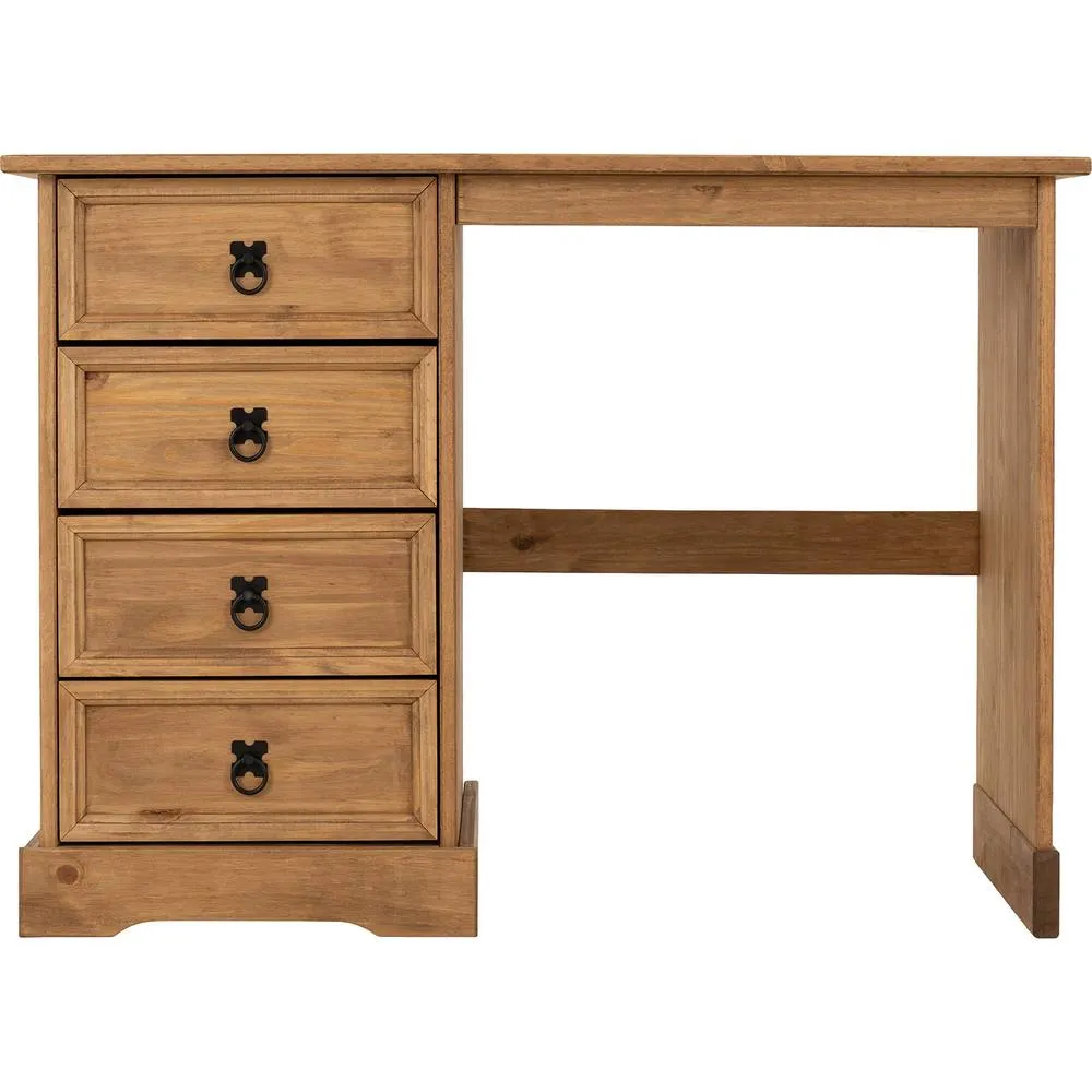 Seconique Corona Essentials 4 Drawer Dressing Table in Natural 2