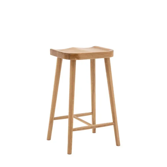 Tampa Bar Stool, Natural Oak 4