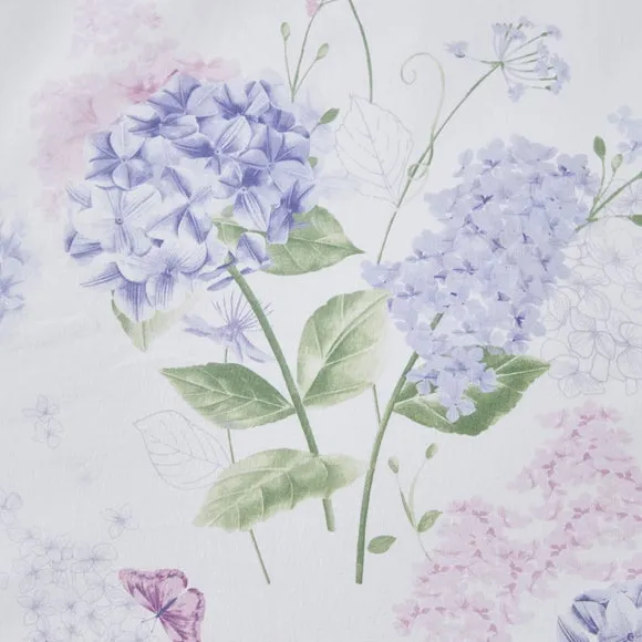 Wild Hydrangea Lilac Duvet Cover and Pillowcase Set 3