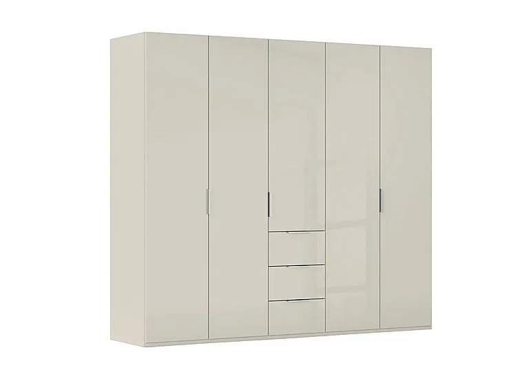 Formes 5 Door Bifold Combi Glass Wardrobe